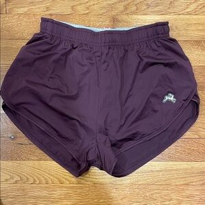 Tracksmith Maroon Athletic Shorts